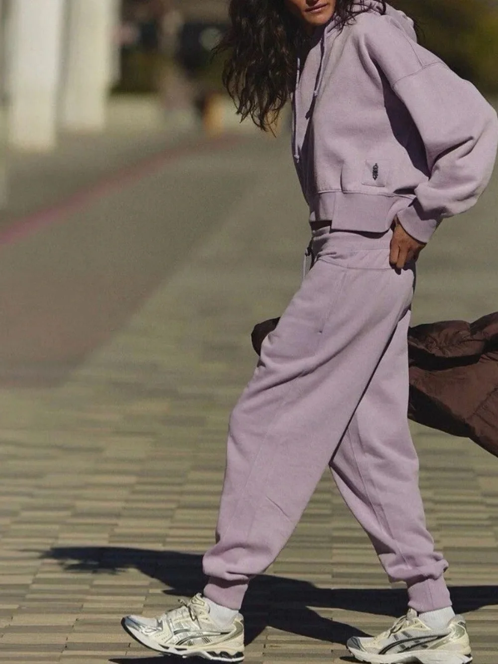 FP Movement by Free People Lavender Cozy Hoodie Sweats Set